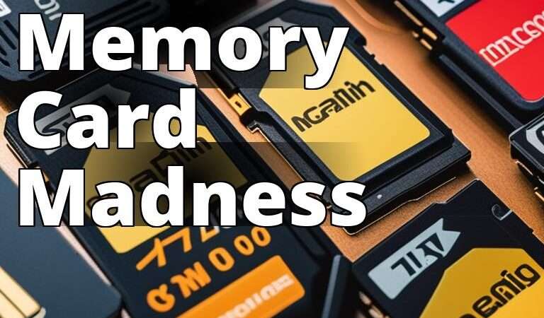 Memory Cards The Different Types, Capacity, Maintenance, And More